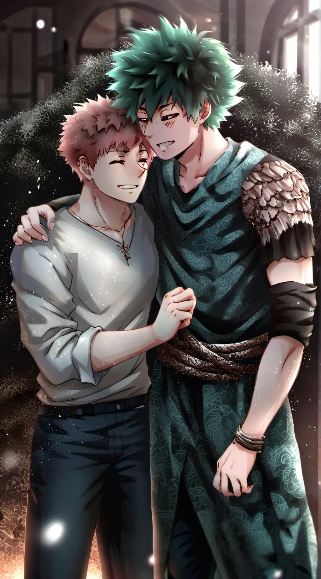 ai character: deku background