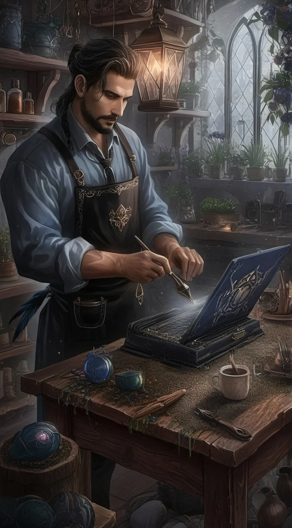 ai character: alantutorial  background