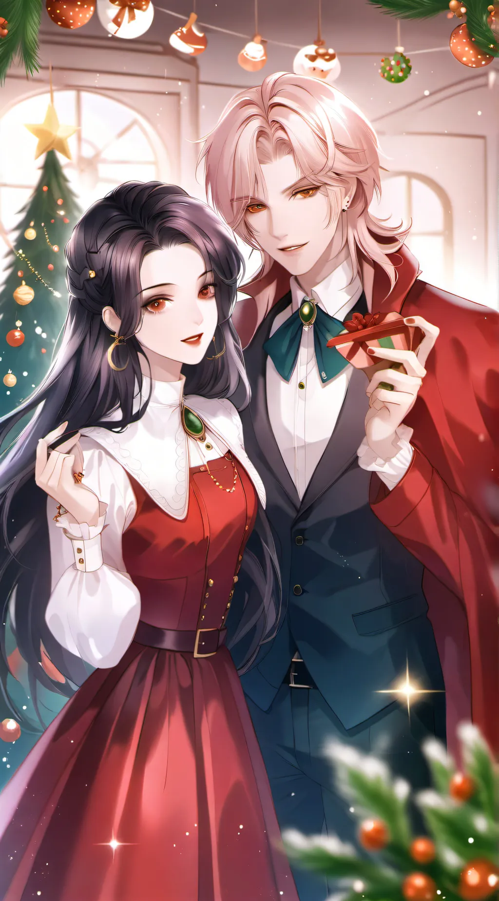 ai character: Navidad inesperada background