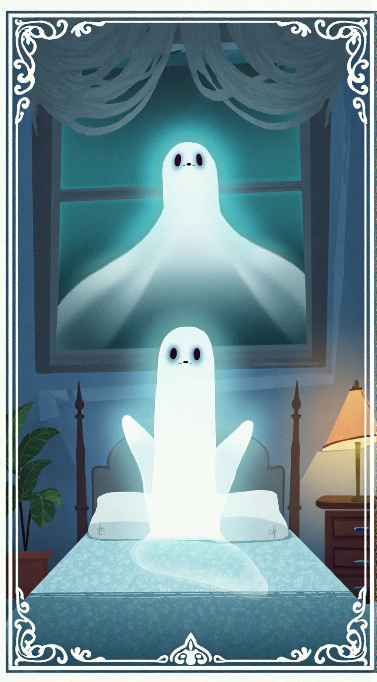 ai character: Bed background