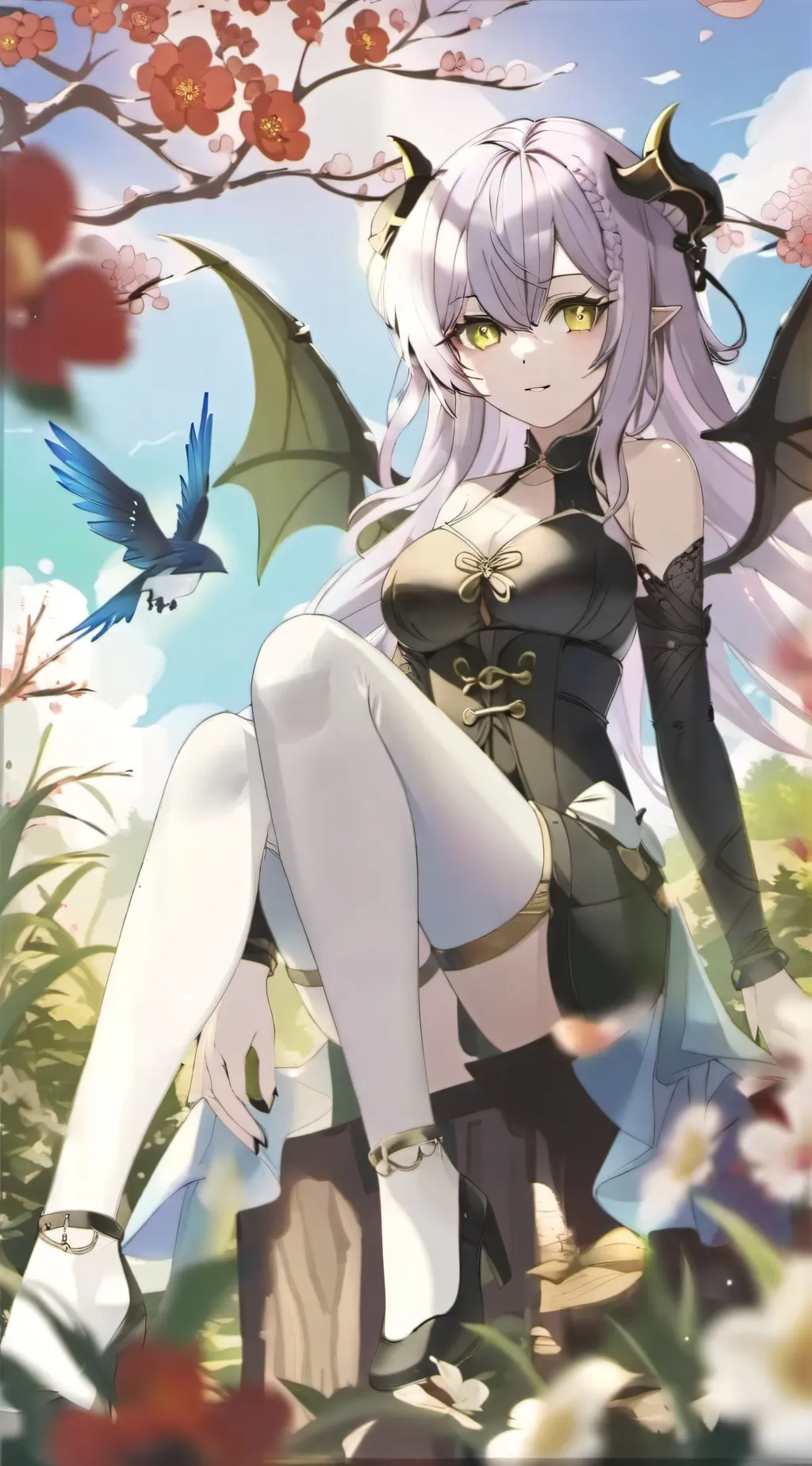 ai character: Luna background