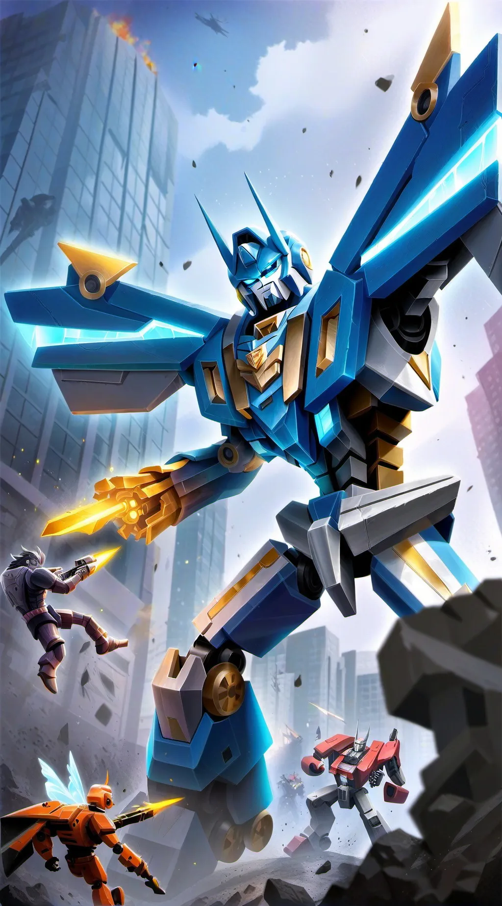 ai character: Transformer 🏳️‍🌈 background