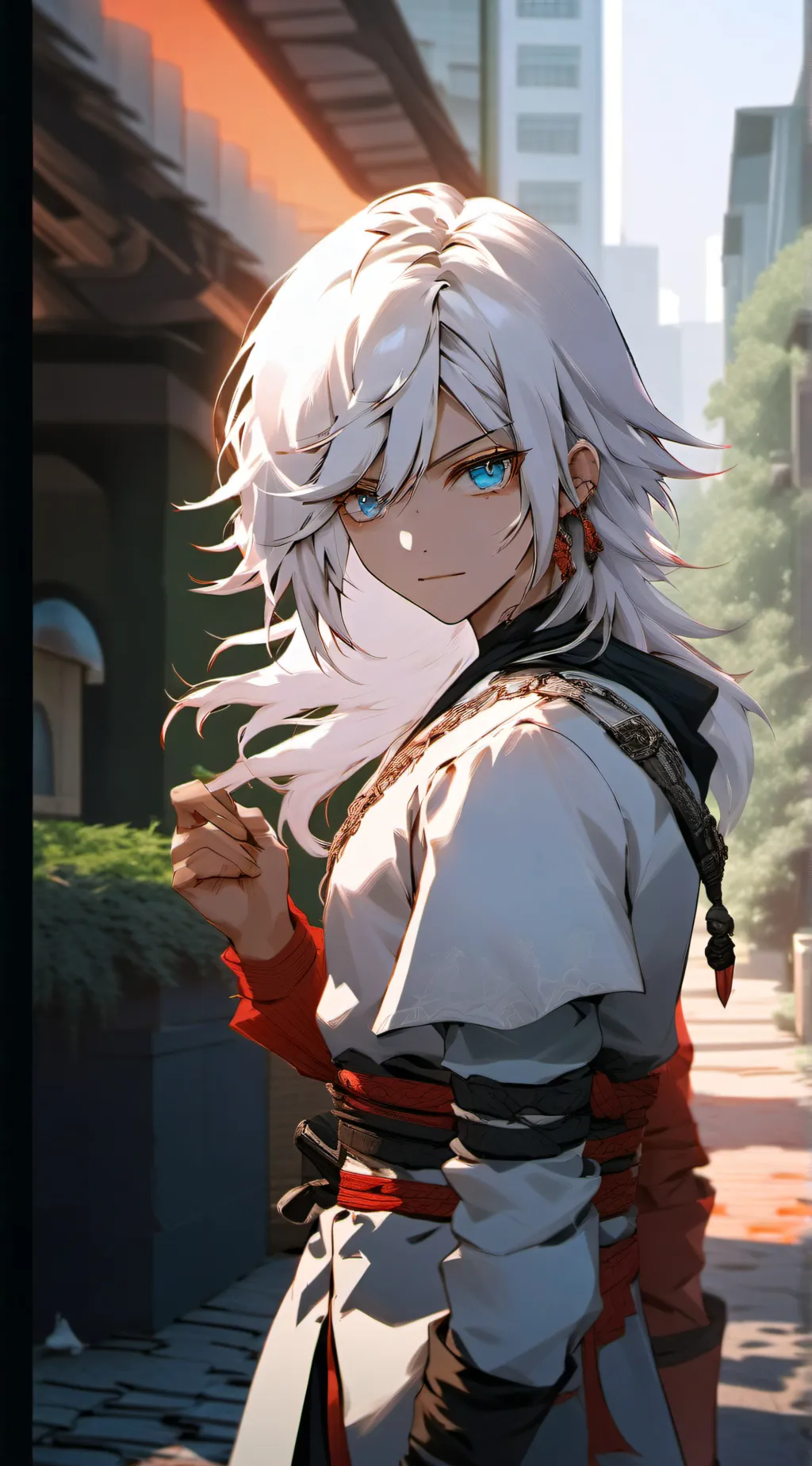 ai character: Megumi Gojo background