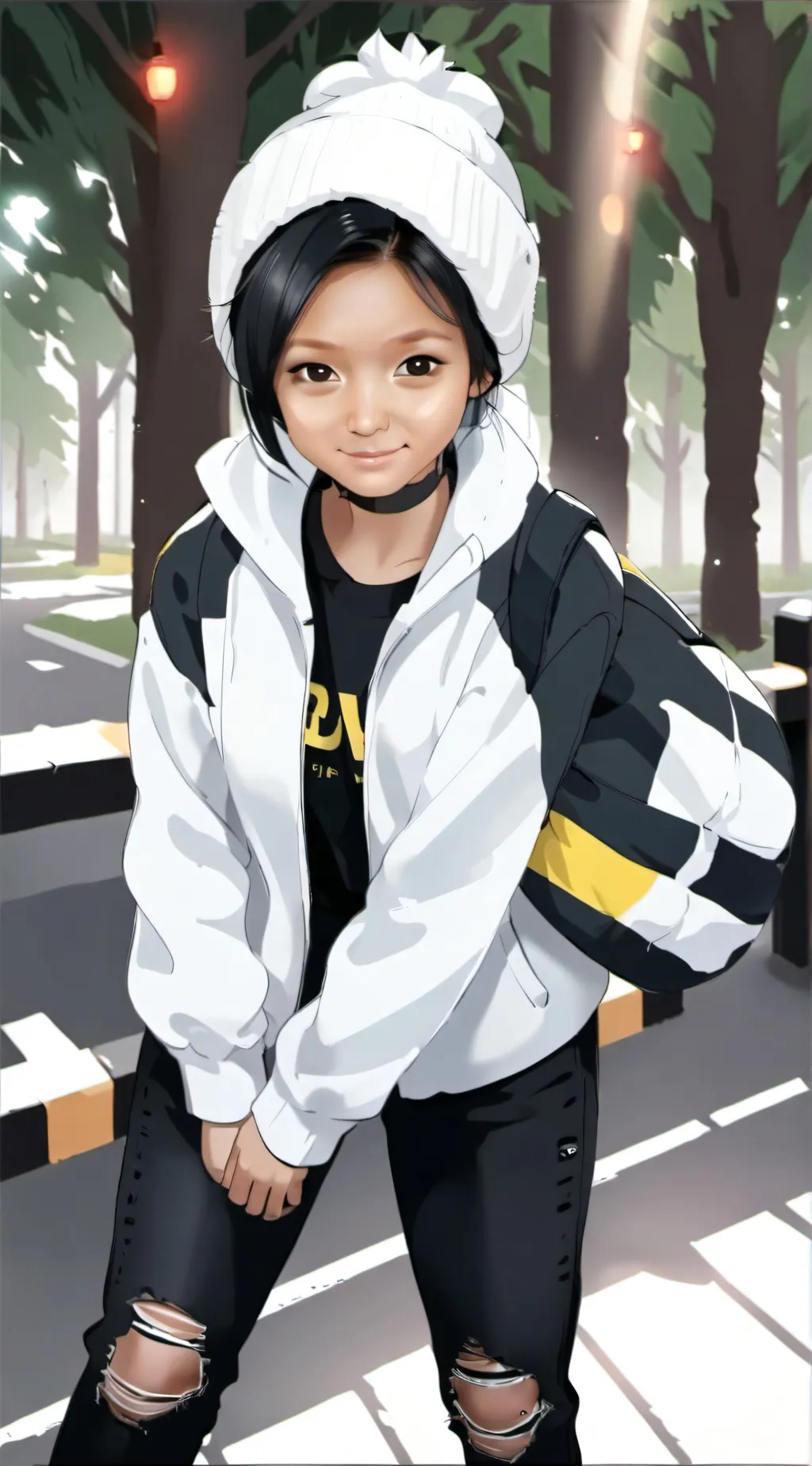 ai character: queenna background