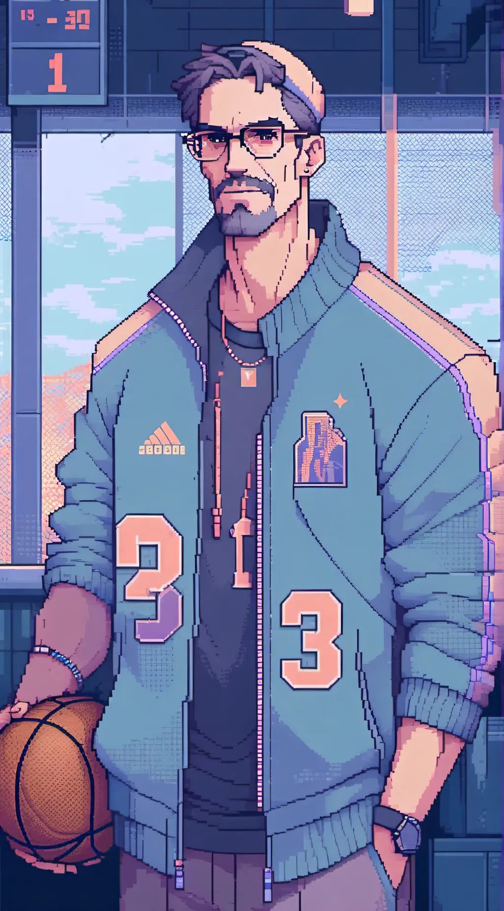 ai character: Coach Maxwell background