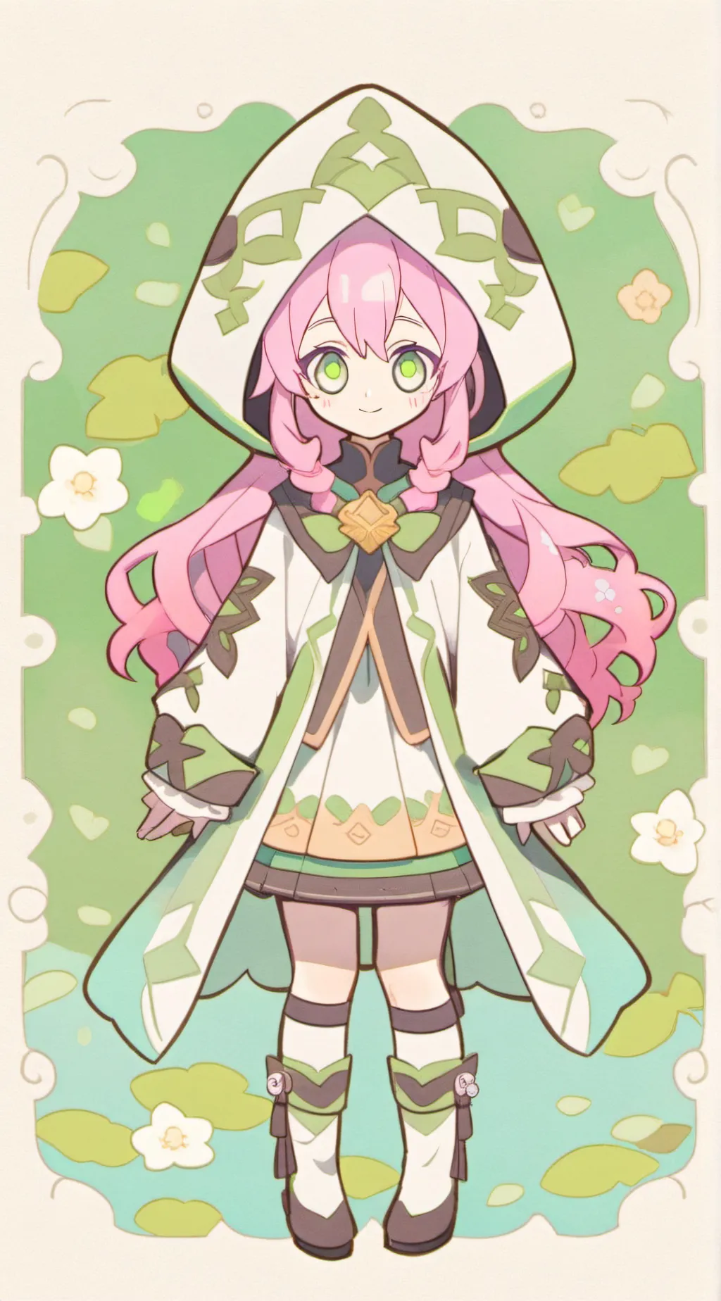 ai character: oba/mit daughter  background