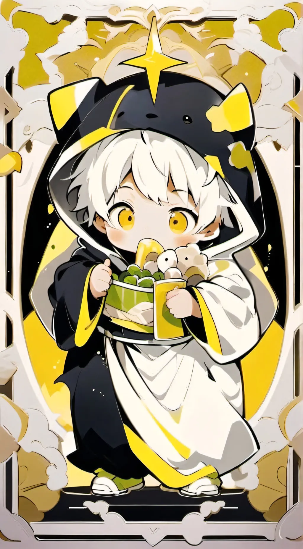 ai character: baby background