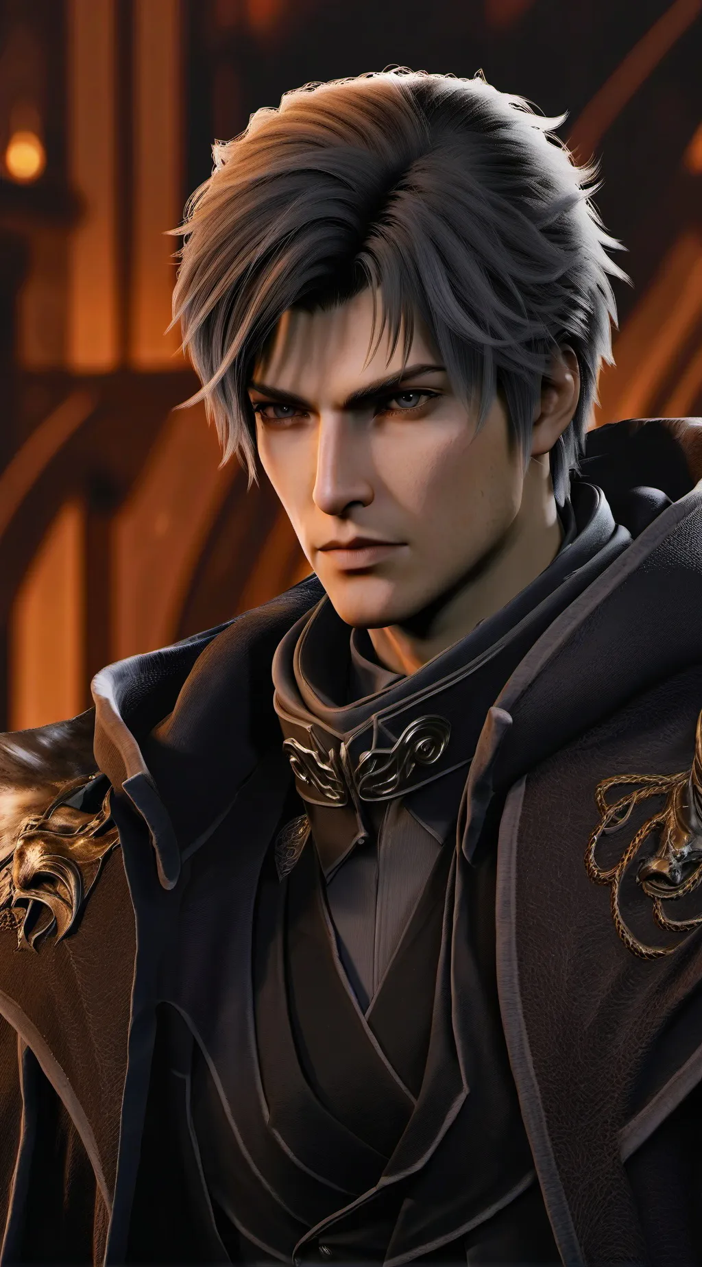 ai character: Ash background