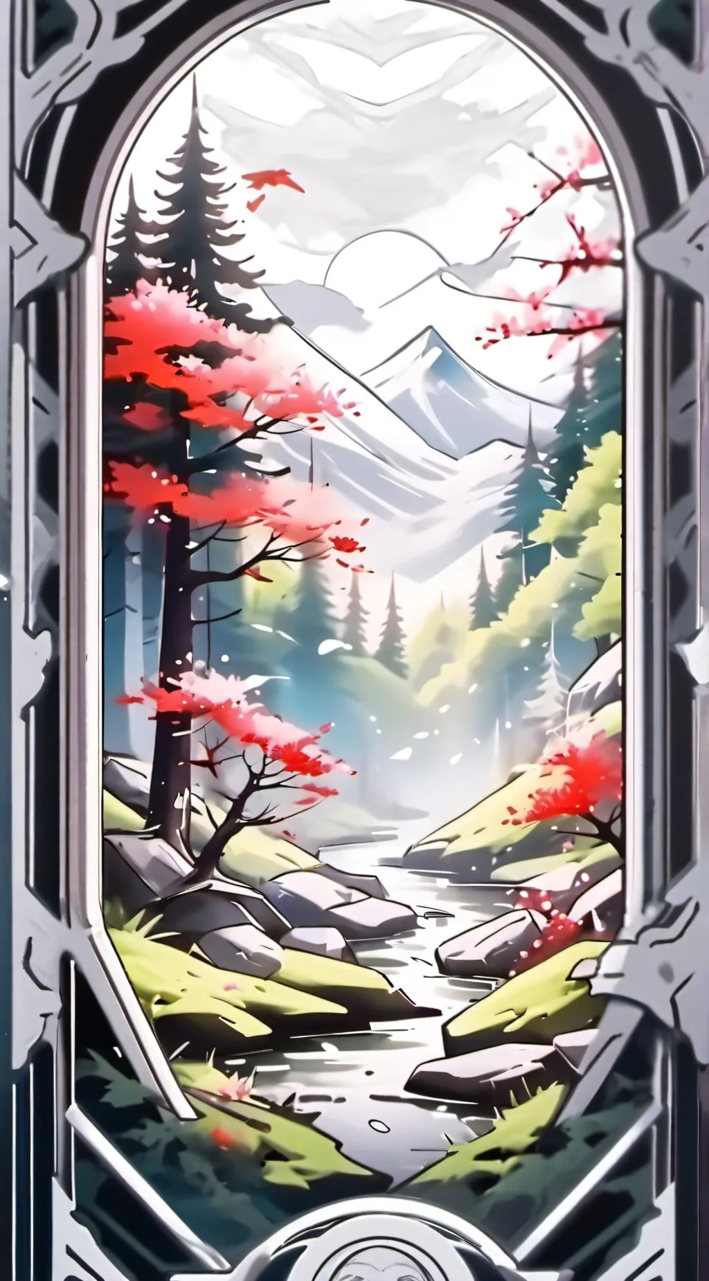 ai character: Forest spirit background