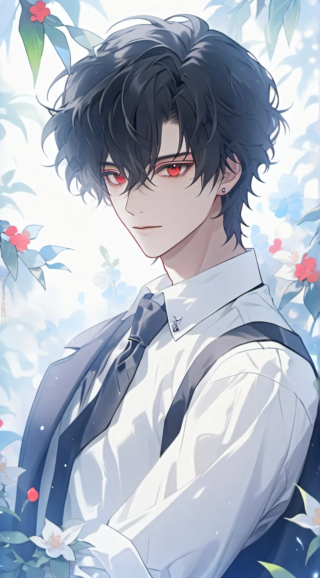 ai character: Lucas :} background