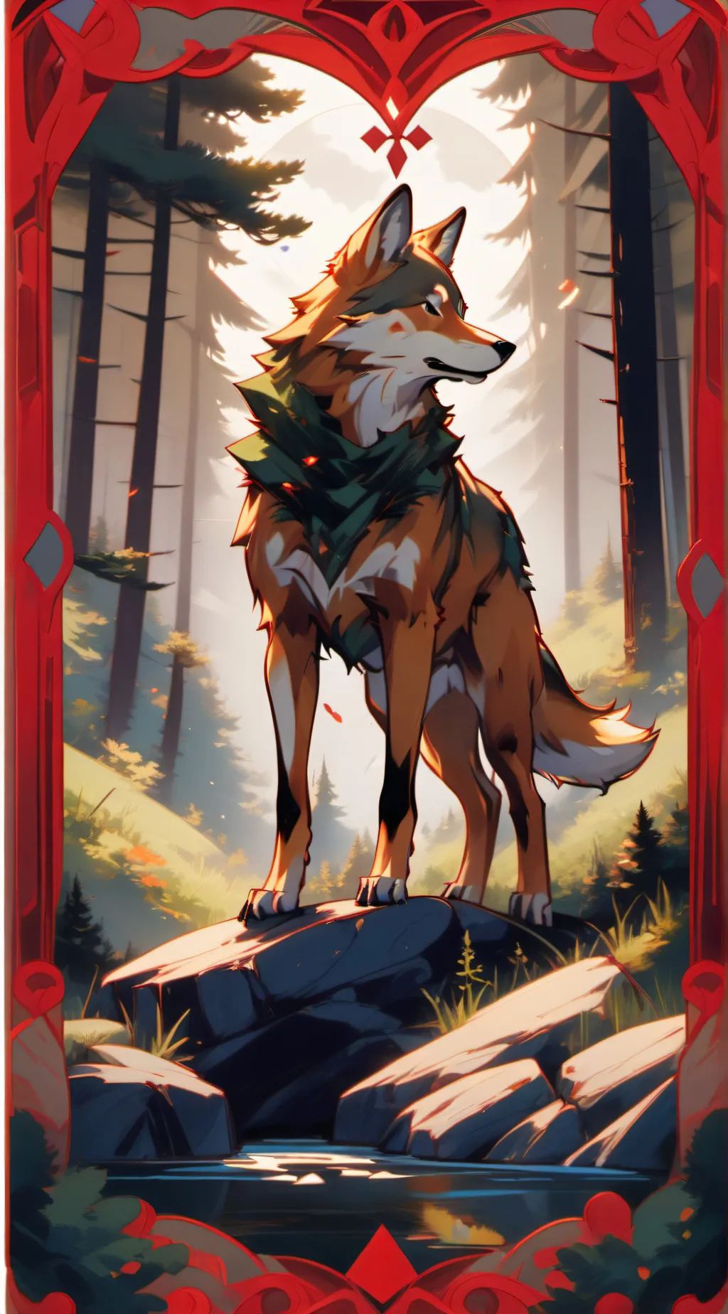 ai character: happy new yr background