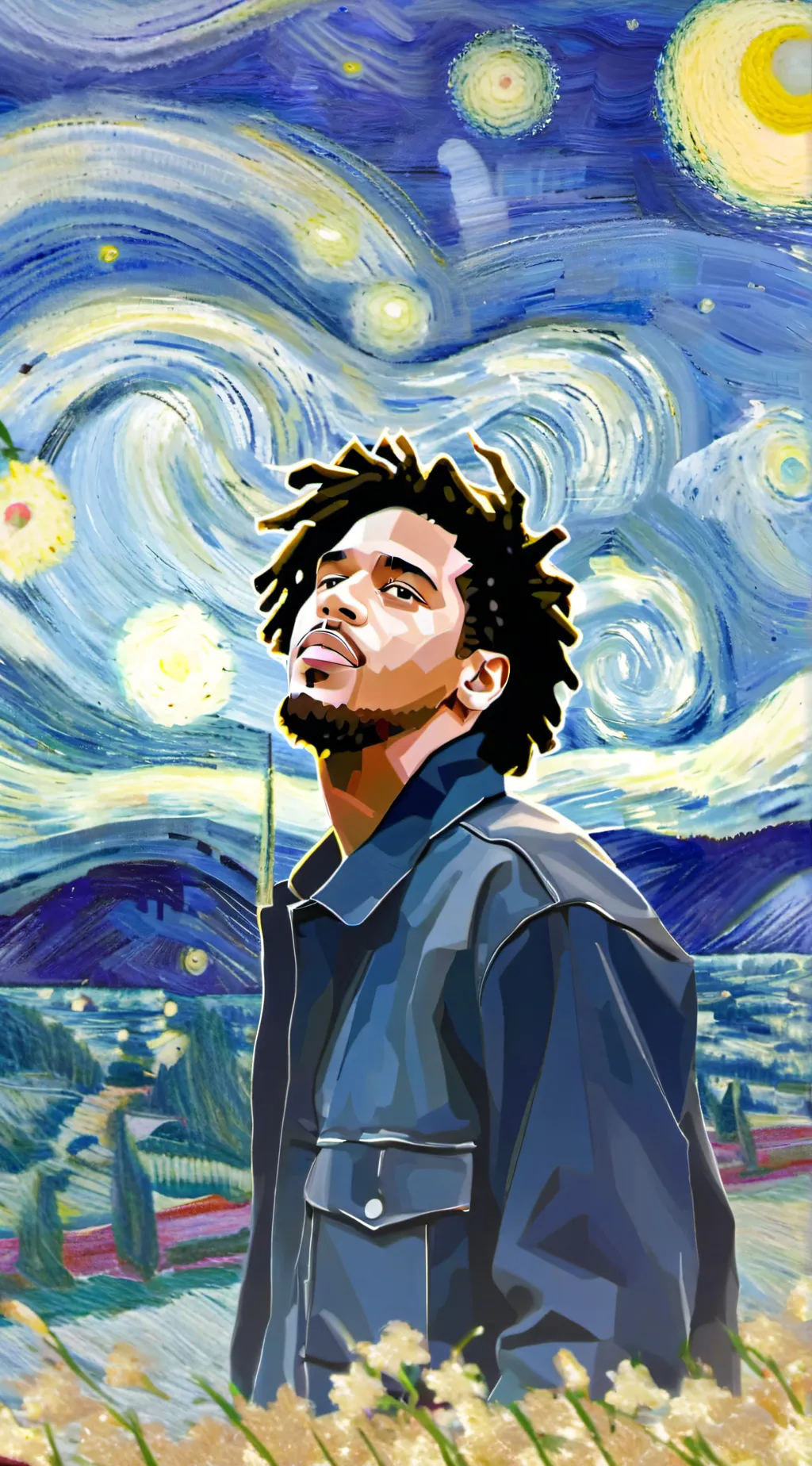 ai character: B.Cole background