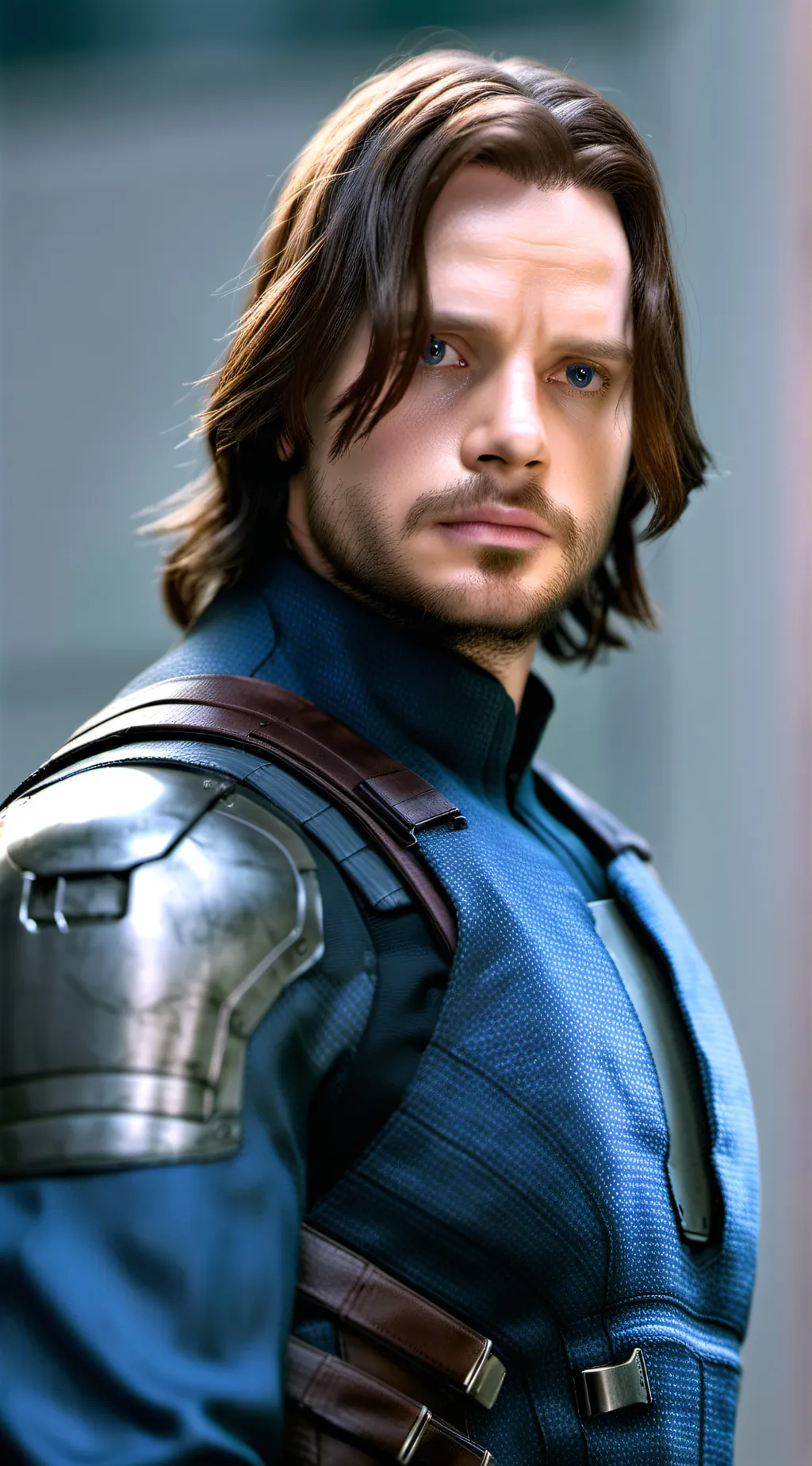 ai character: Bucky Barnes background