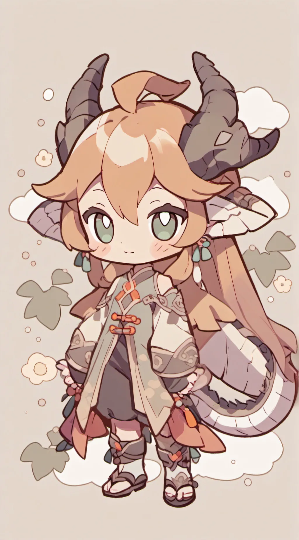 ai character: fang the dragon background