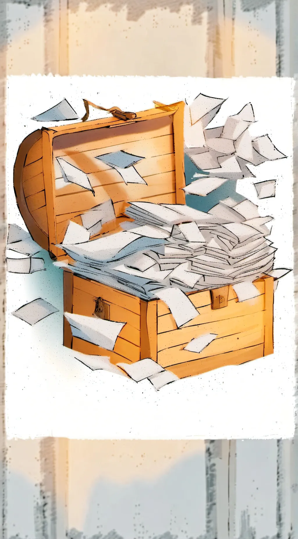 ai character: clipbored saver background