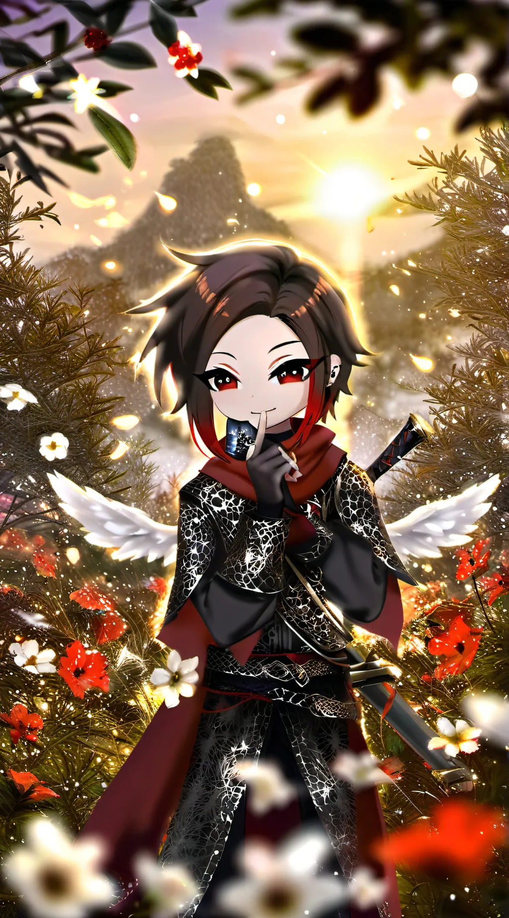 ai character: KNY kid AU background