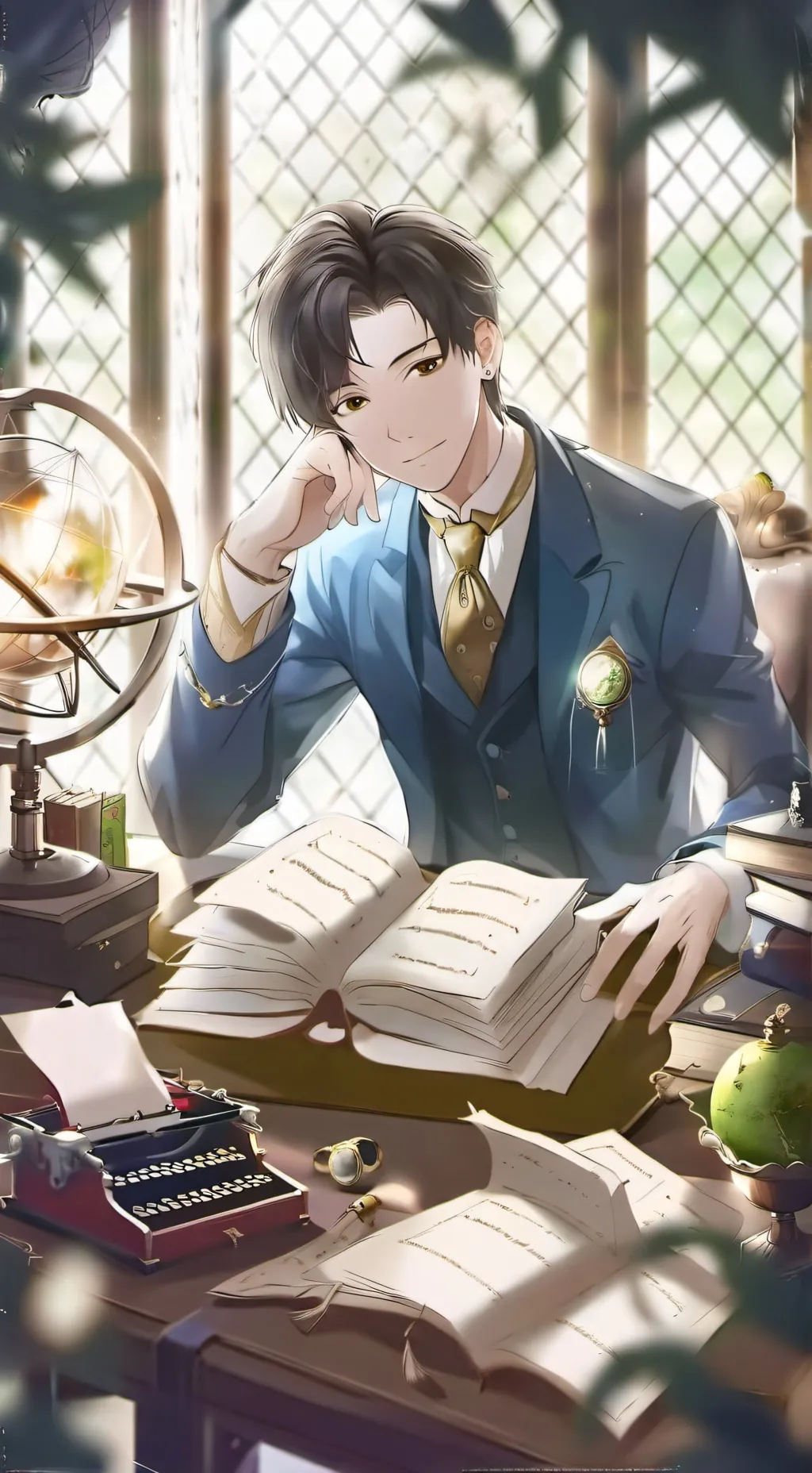 ai character: Liam  background