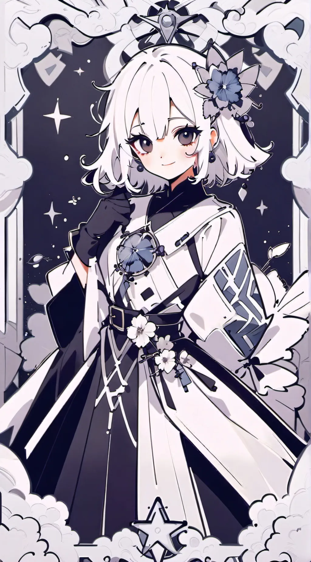 ai character: MHA secret villain background