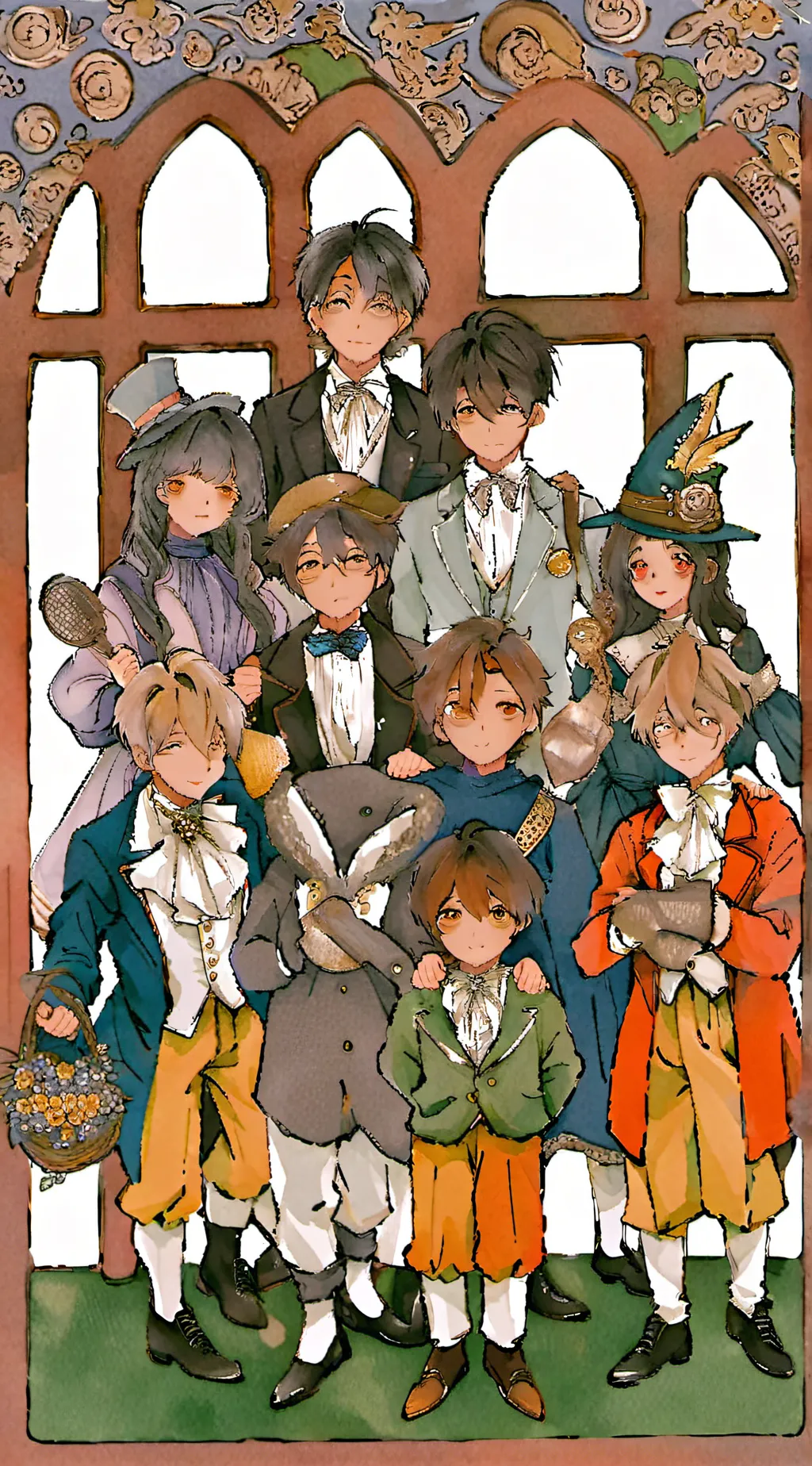 ai character: Victorious  background