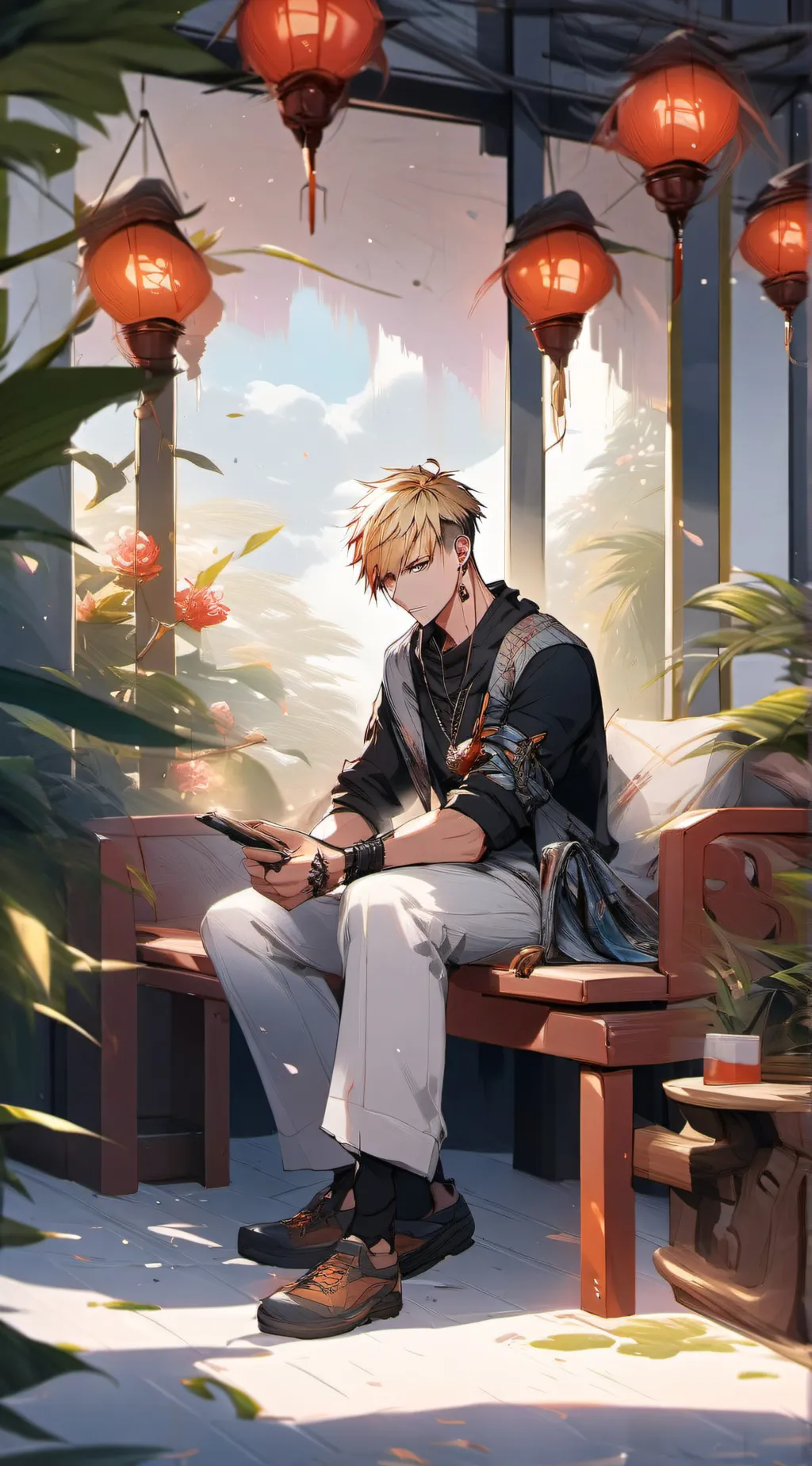 ai character: Noah  background