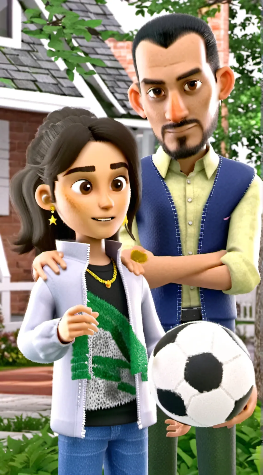 ai character: Pokémon horizons background