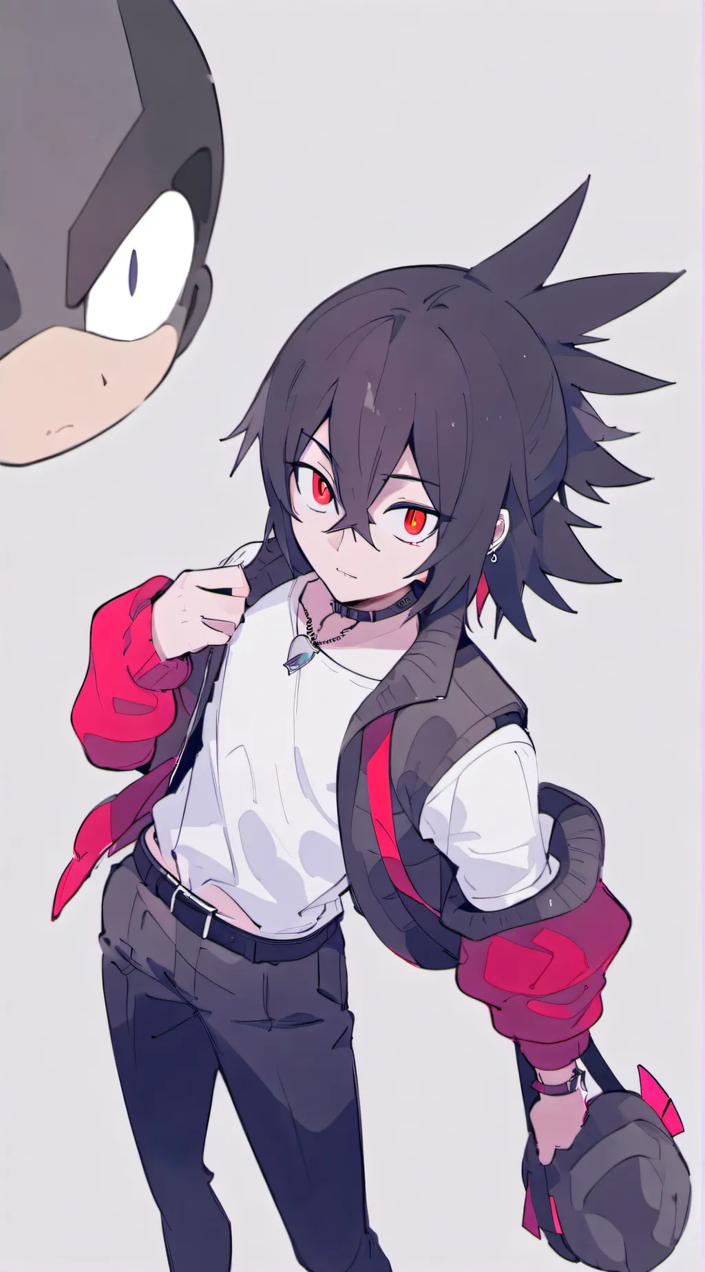 ai character: T.H. Shadow background