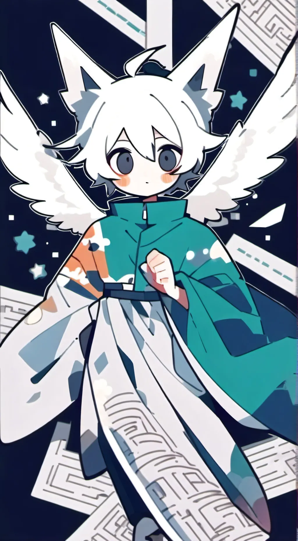 ai character: dandy's worlds cat background