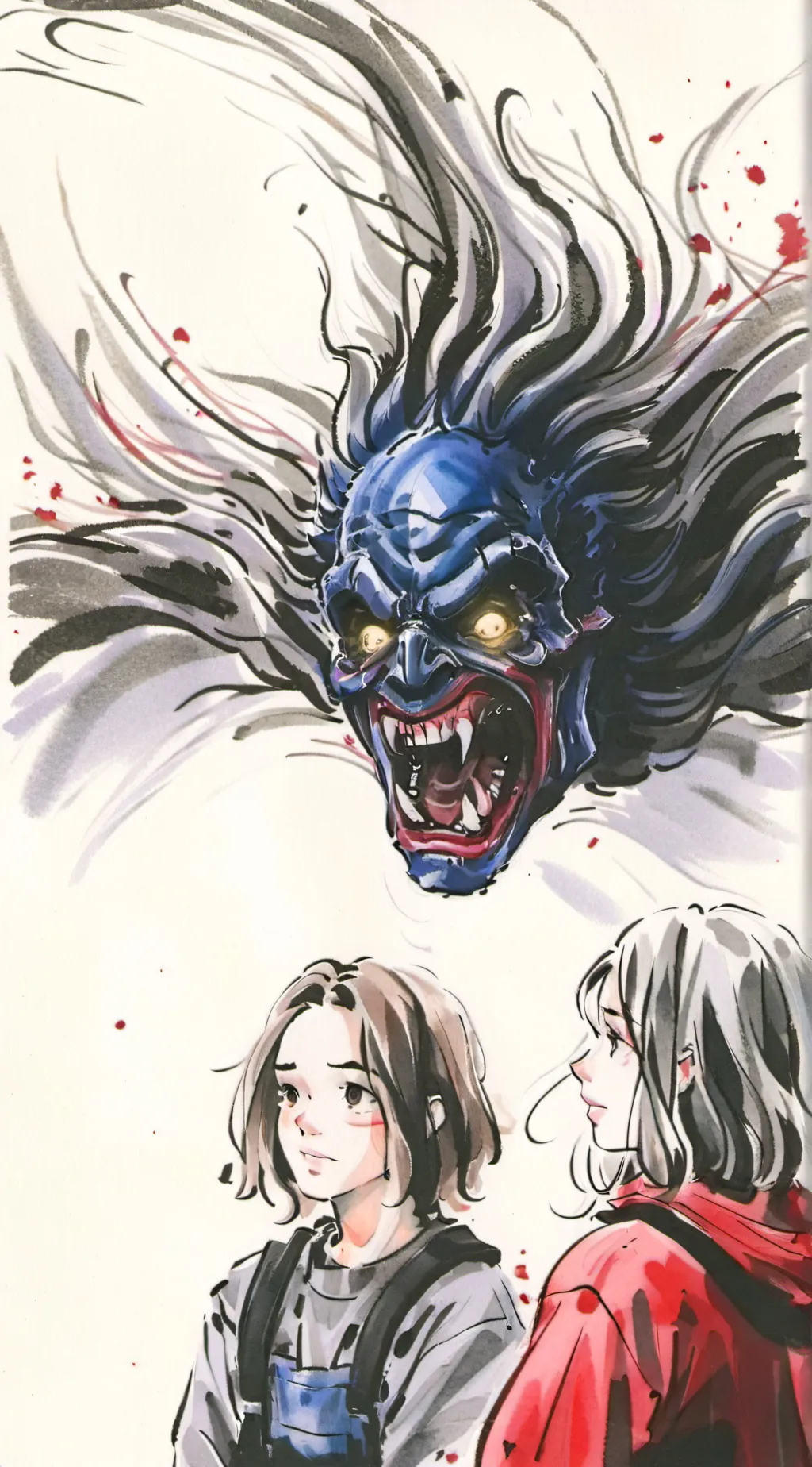 ai character: The quiet Place background