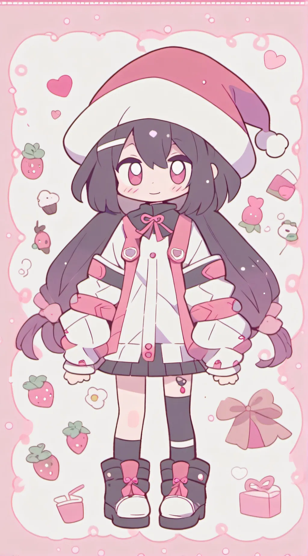 ai character: mha girleye color  background