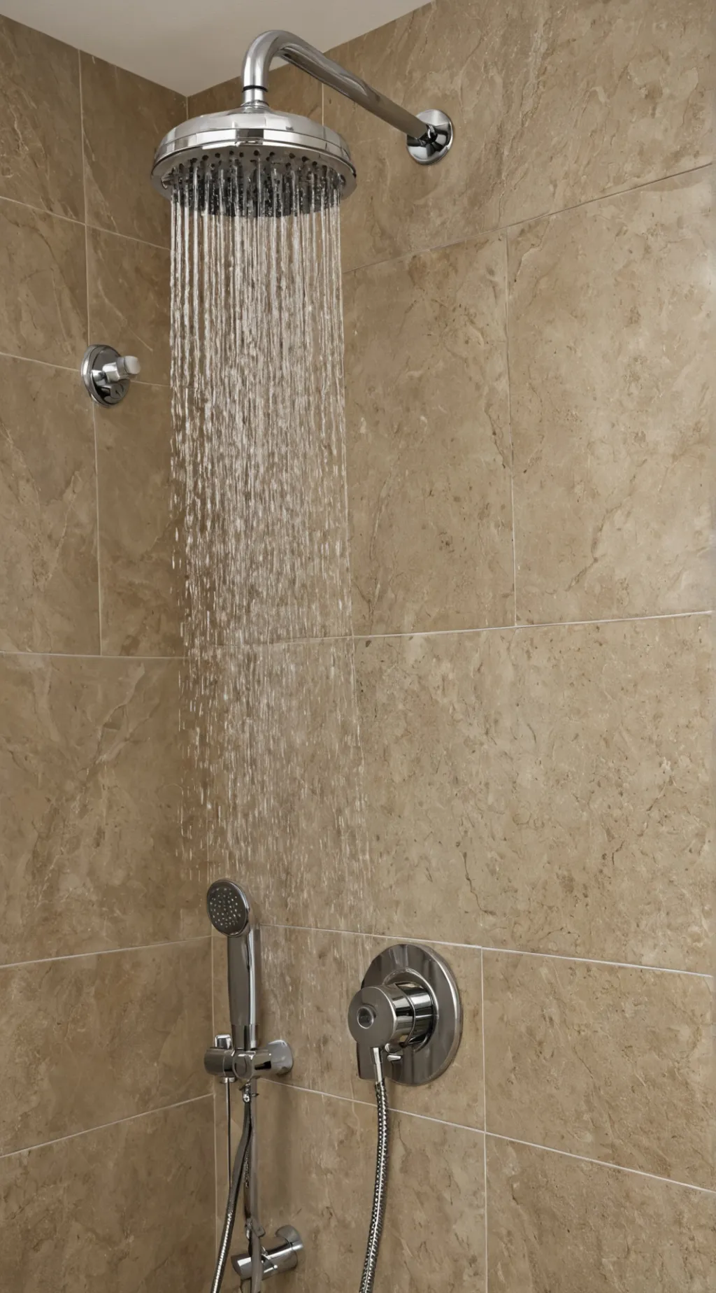 ai character: pee in shower background