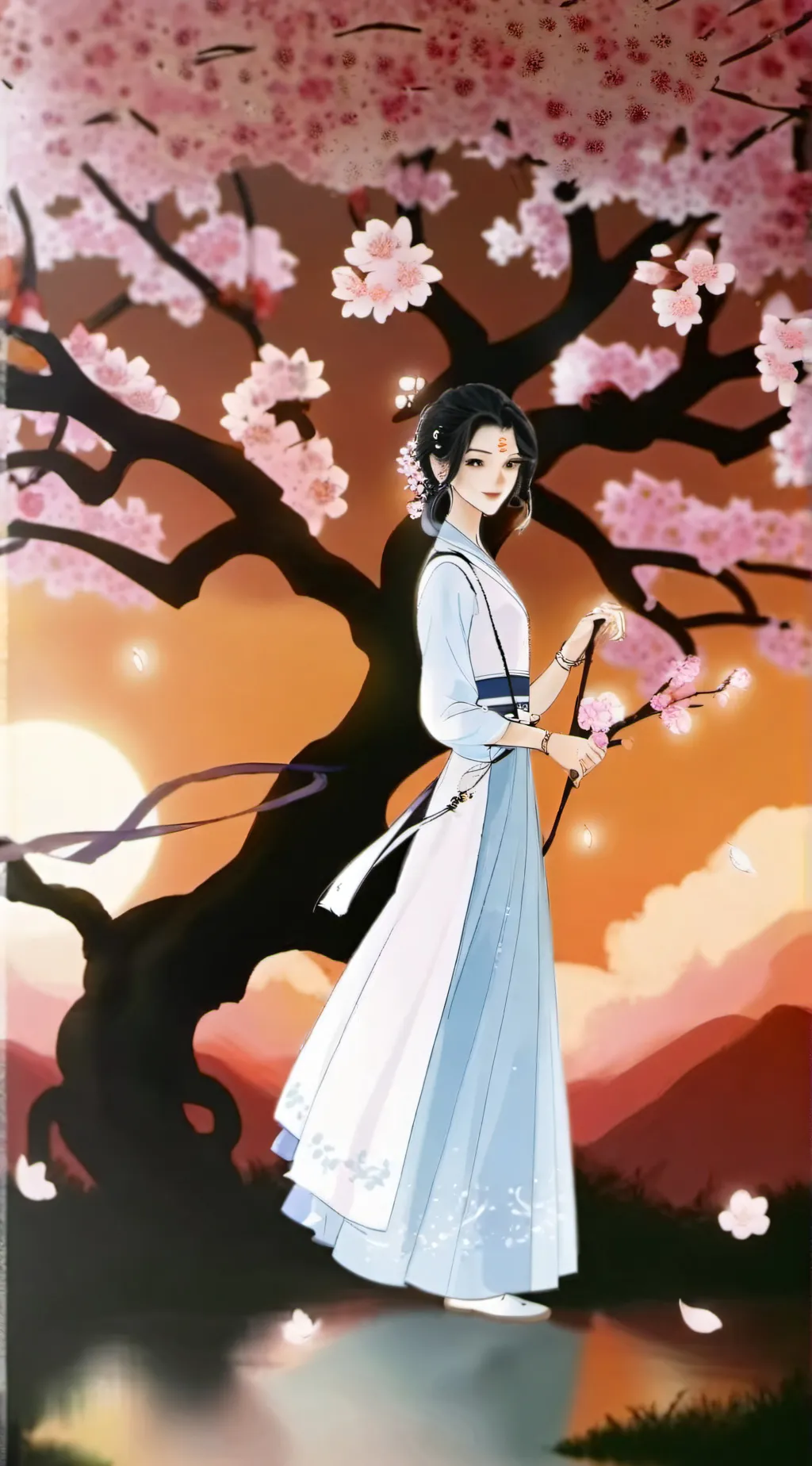 ai character: DEMON SLAYER  background