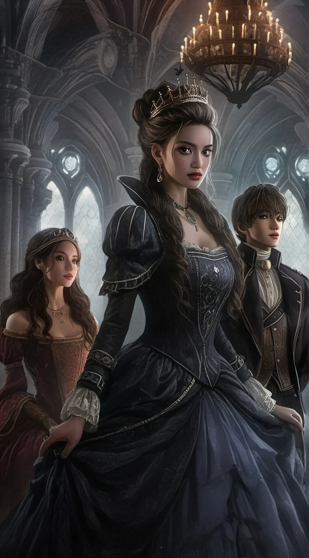 ai character: Raised Royal background