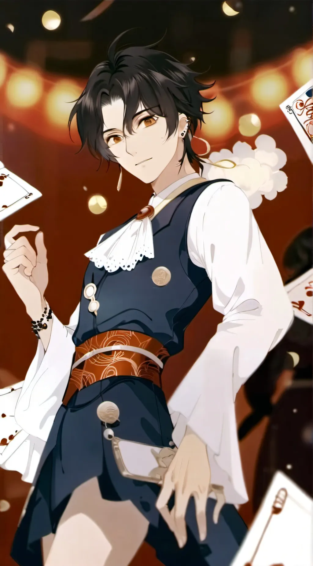 ai character: Mha x betyral ;boy background