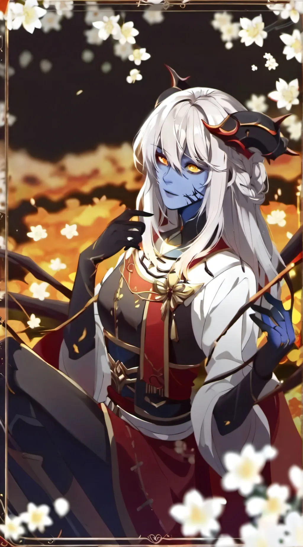 ai character: Gala background