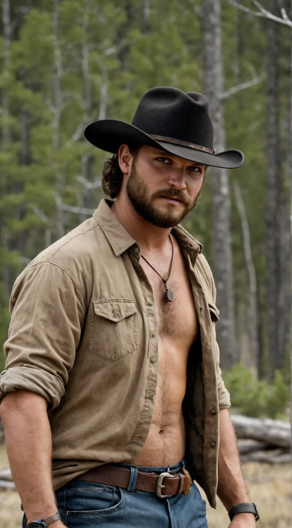 ai character: Casey Yellowstone  background