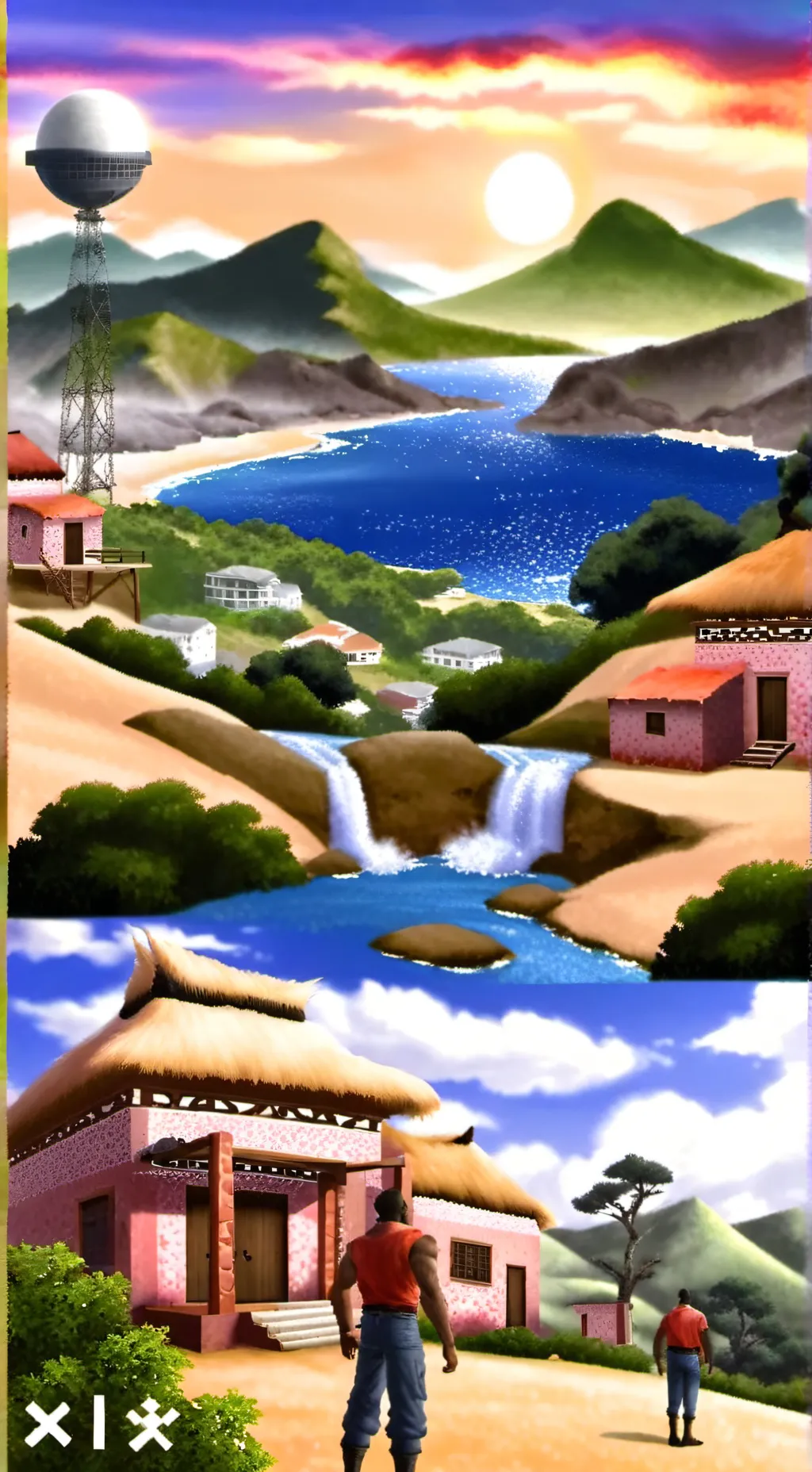 ai character: f.s.h sth america background