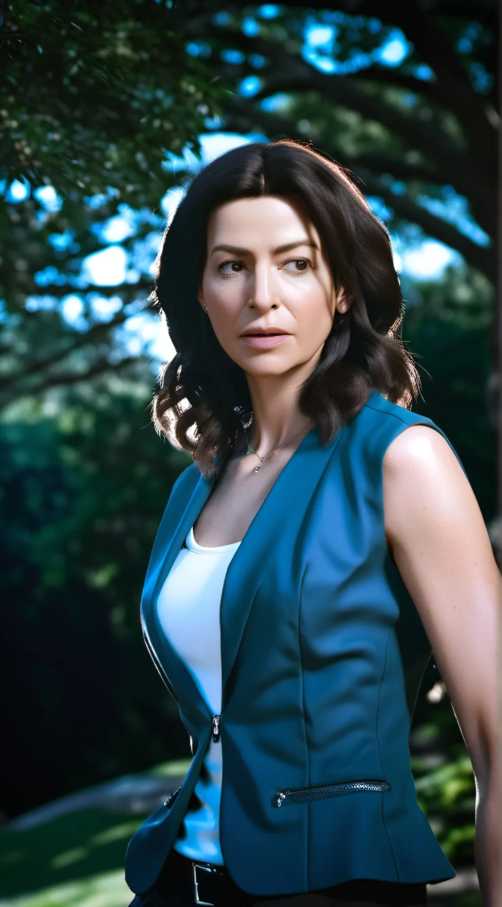 ai character: Amelia shepherd  background