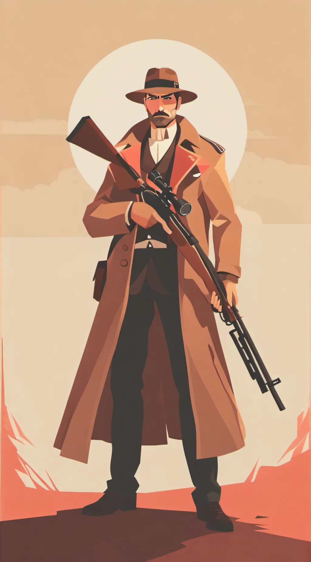 ai character: Sniper  background