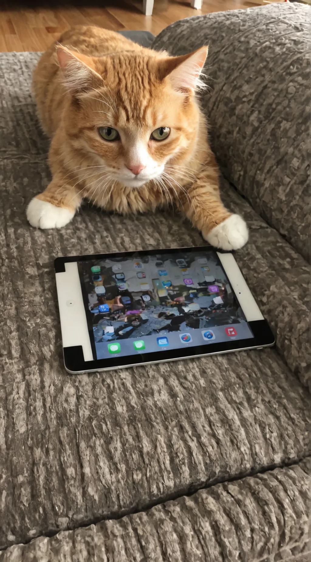 ai character: IPAD KITTY background
