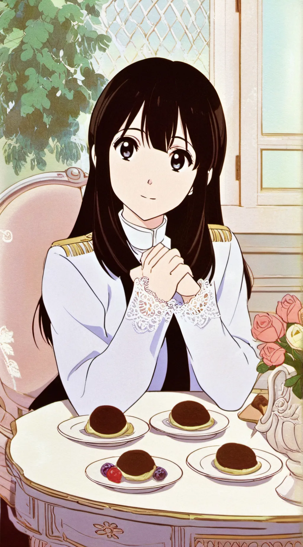 ai character: Natalie  background