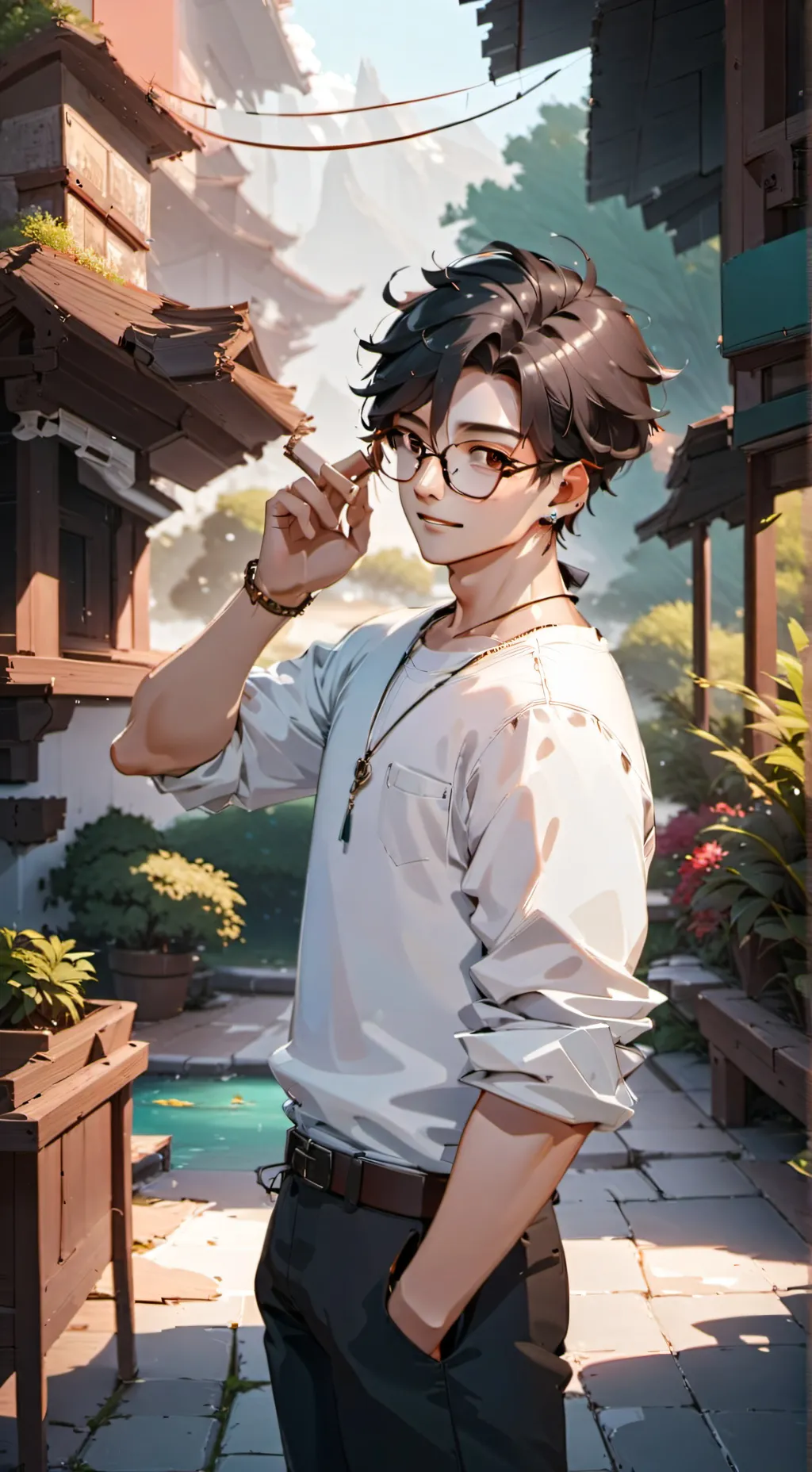 ai character: Fabio background