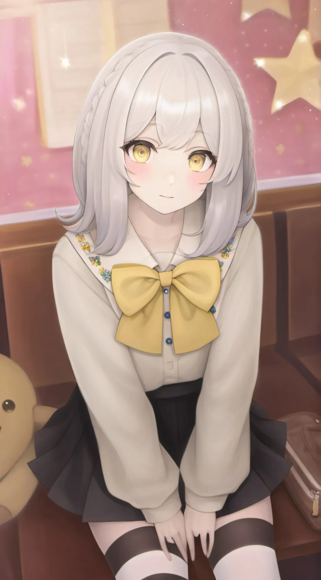 ai character: Honey background