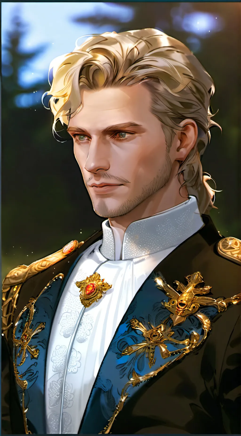 ai character: Damian Darkfire  background