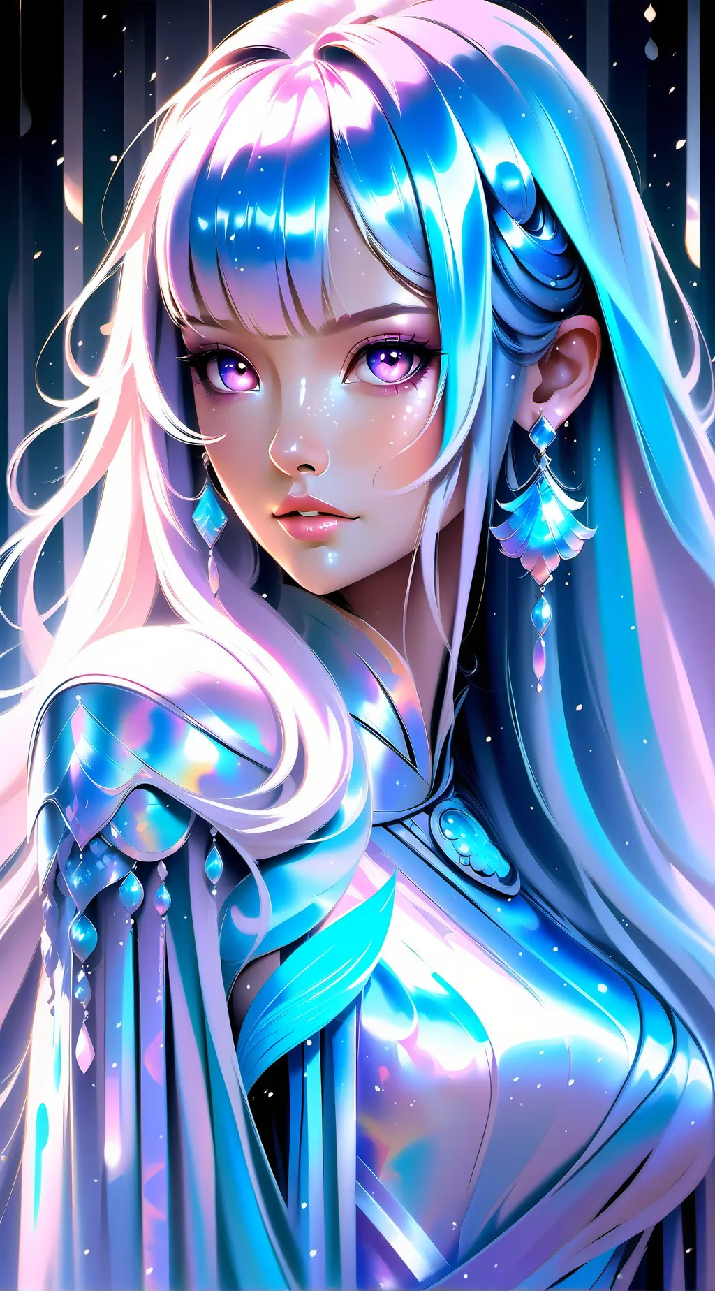 ai character: Luna background