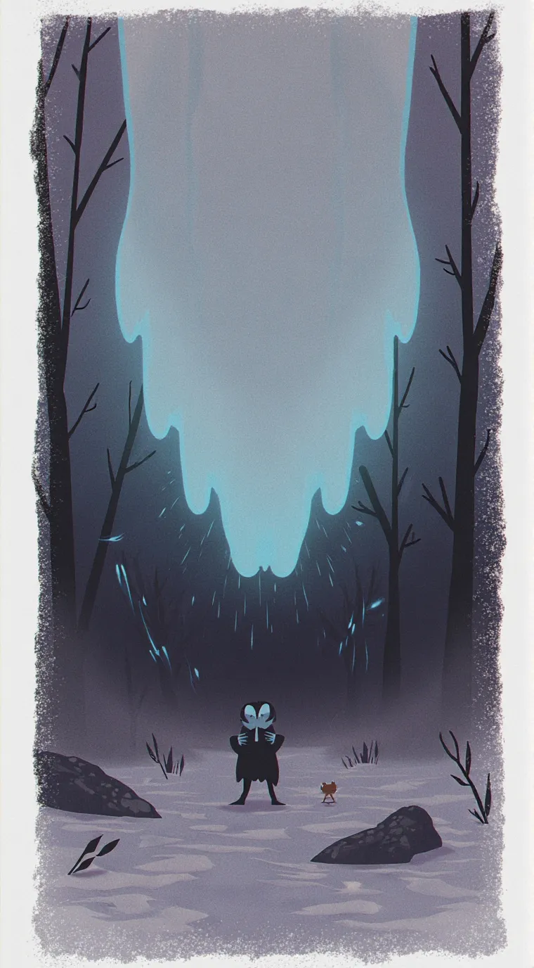 ai character: some kaiju ghost background