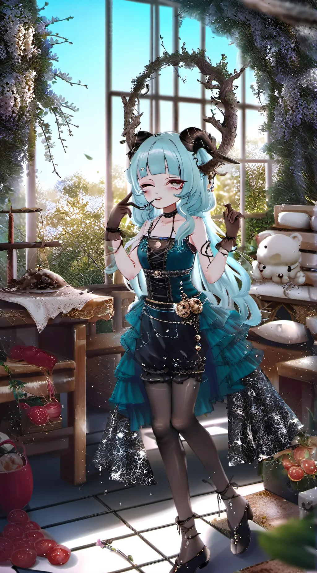 ai character: awzia X you!  background