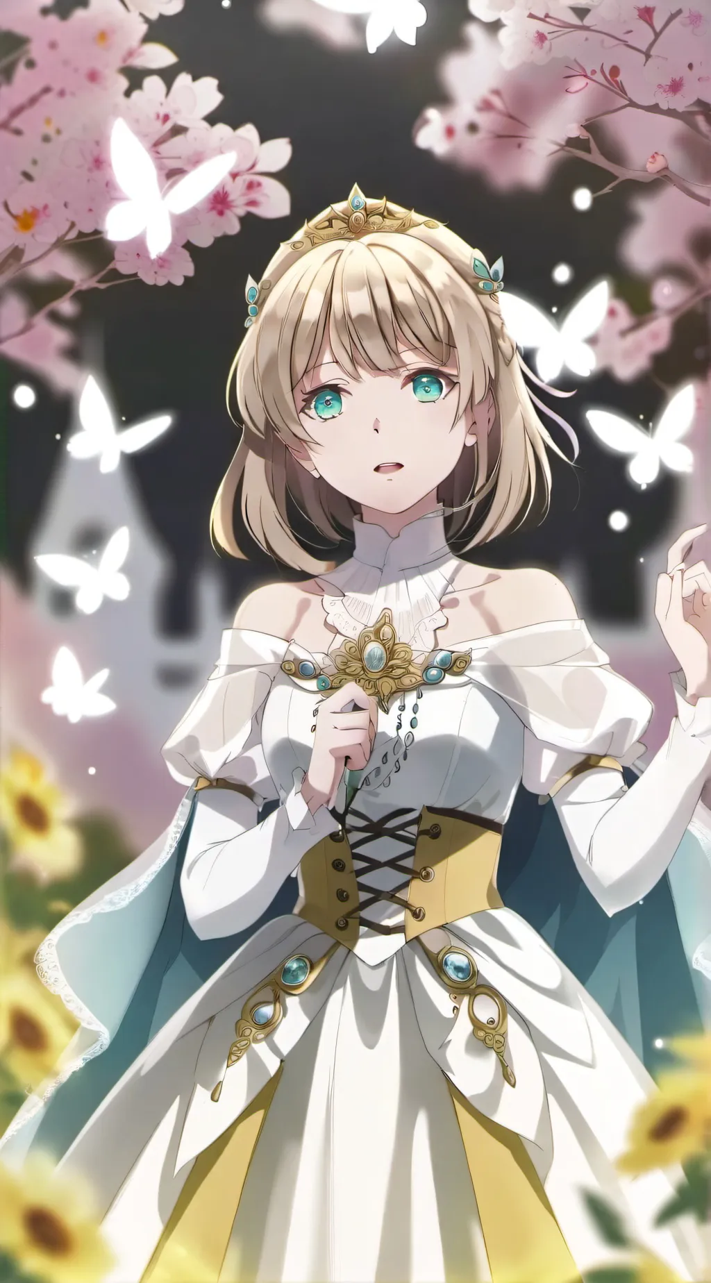 ai character: princess Asseylum  background