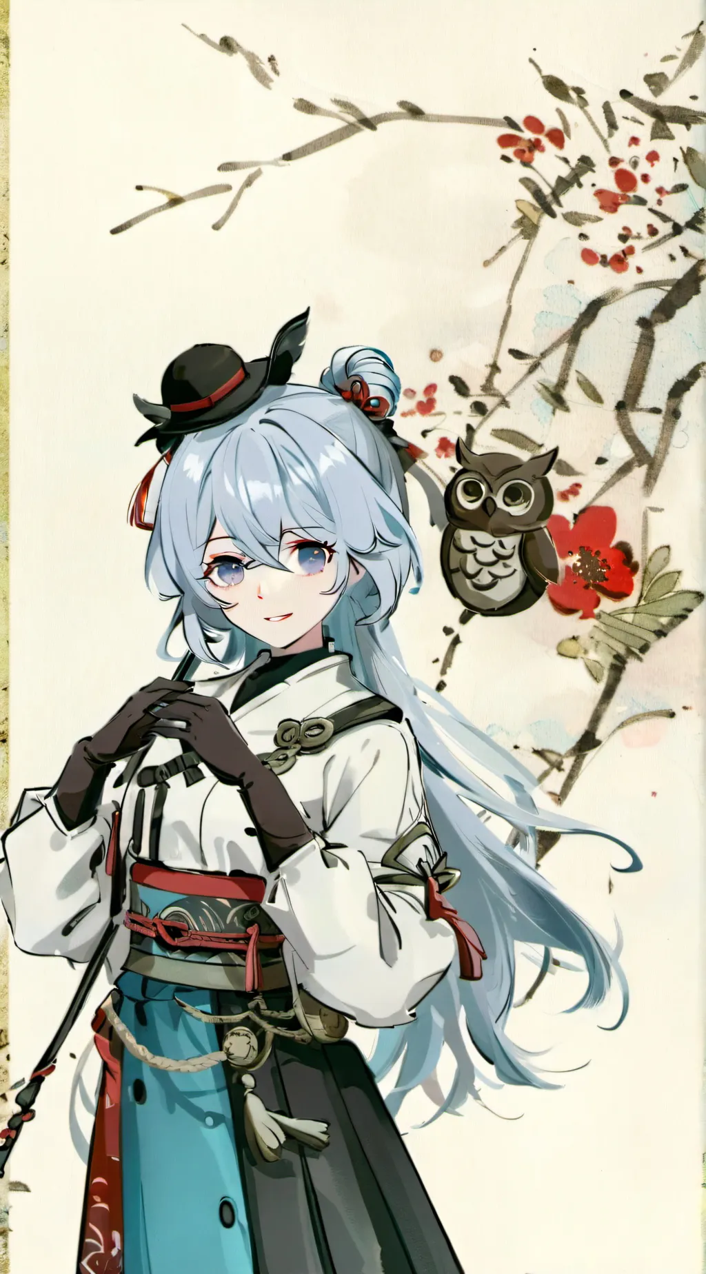 ai character: Mizuki background