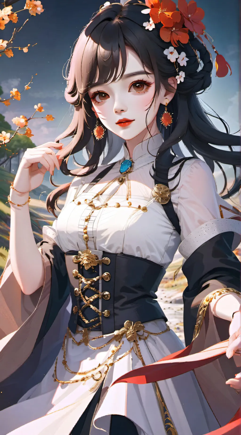 ai character: Layna background