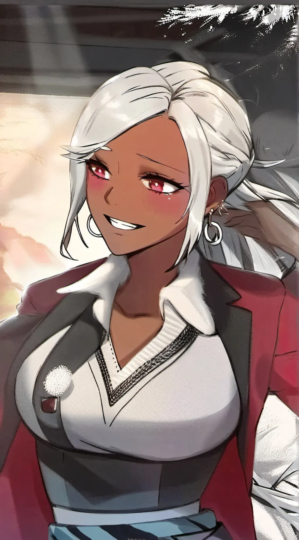 ai character: Rumi Usagiyama  background